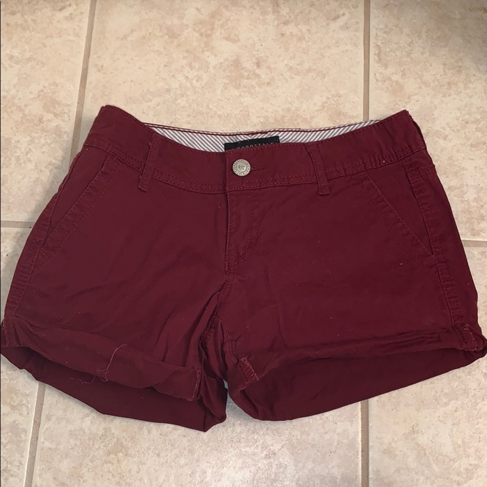 Burgundy Shorts